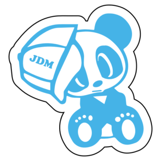 JDM Hat Panda Sticker (Baby Blue)